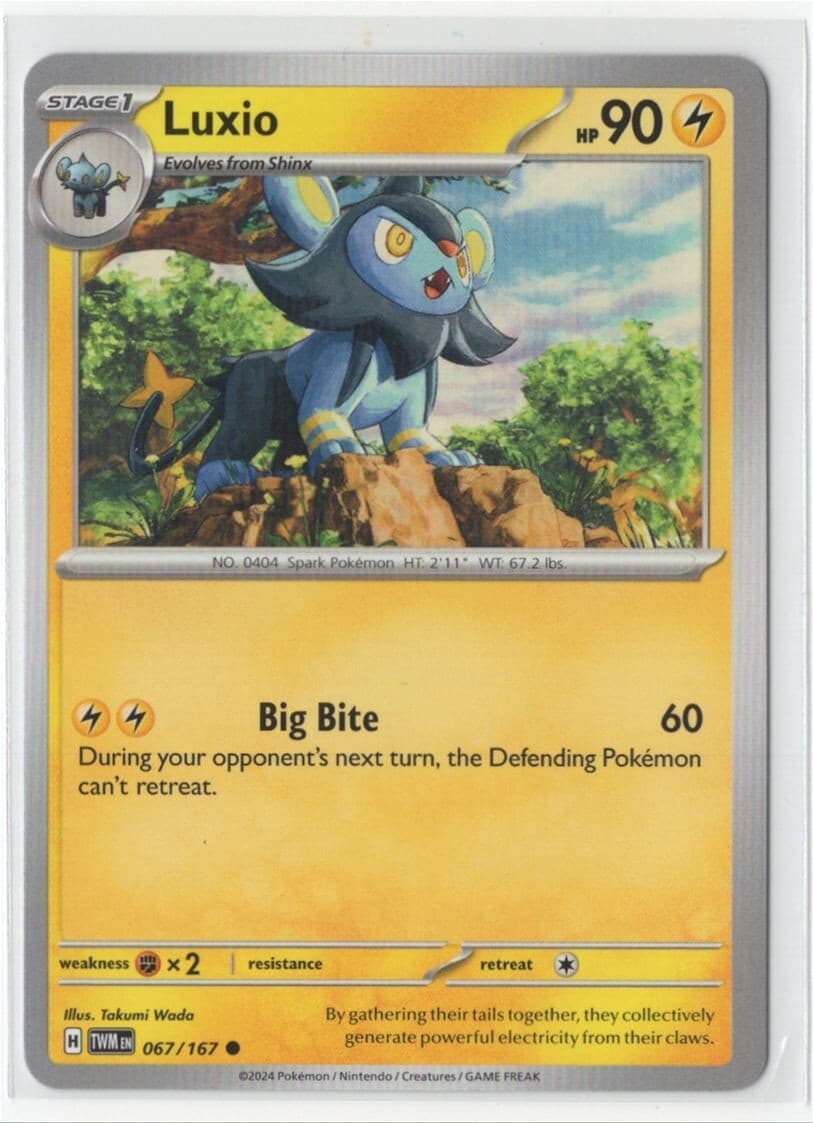 Pokemon Twilight Masquerade - 067/167 Luxio