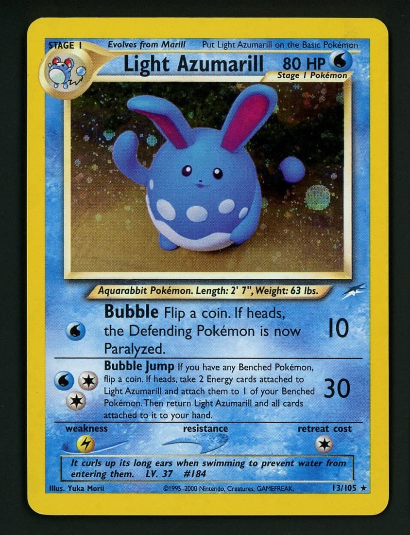 Light Azumarill MP 13/105 - Holo Neo Destiny - Pokemon