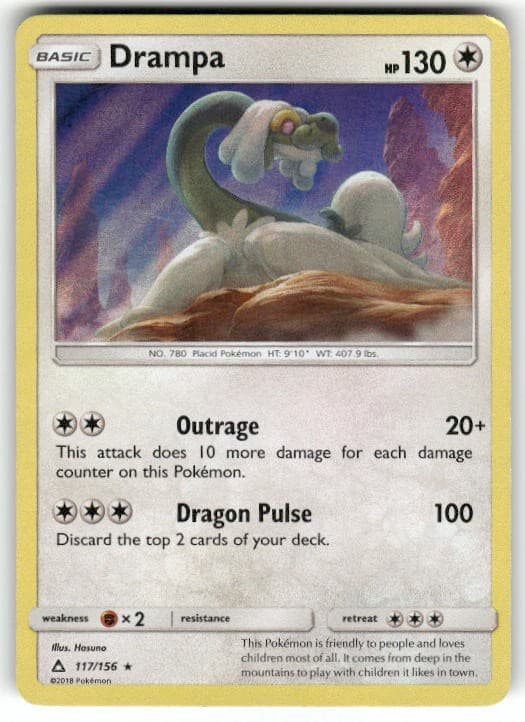 Drampa 117/156 Holo | Ultra Prism Pokemon | MP