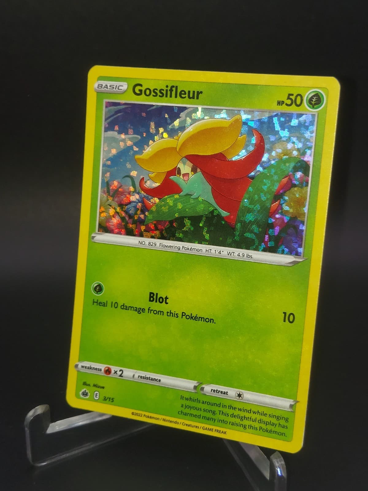 Gossifleur - McDonald's Collection 2022  - 3/15 - Confetti Foil Pokemon Mint 💎