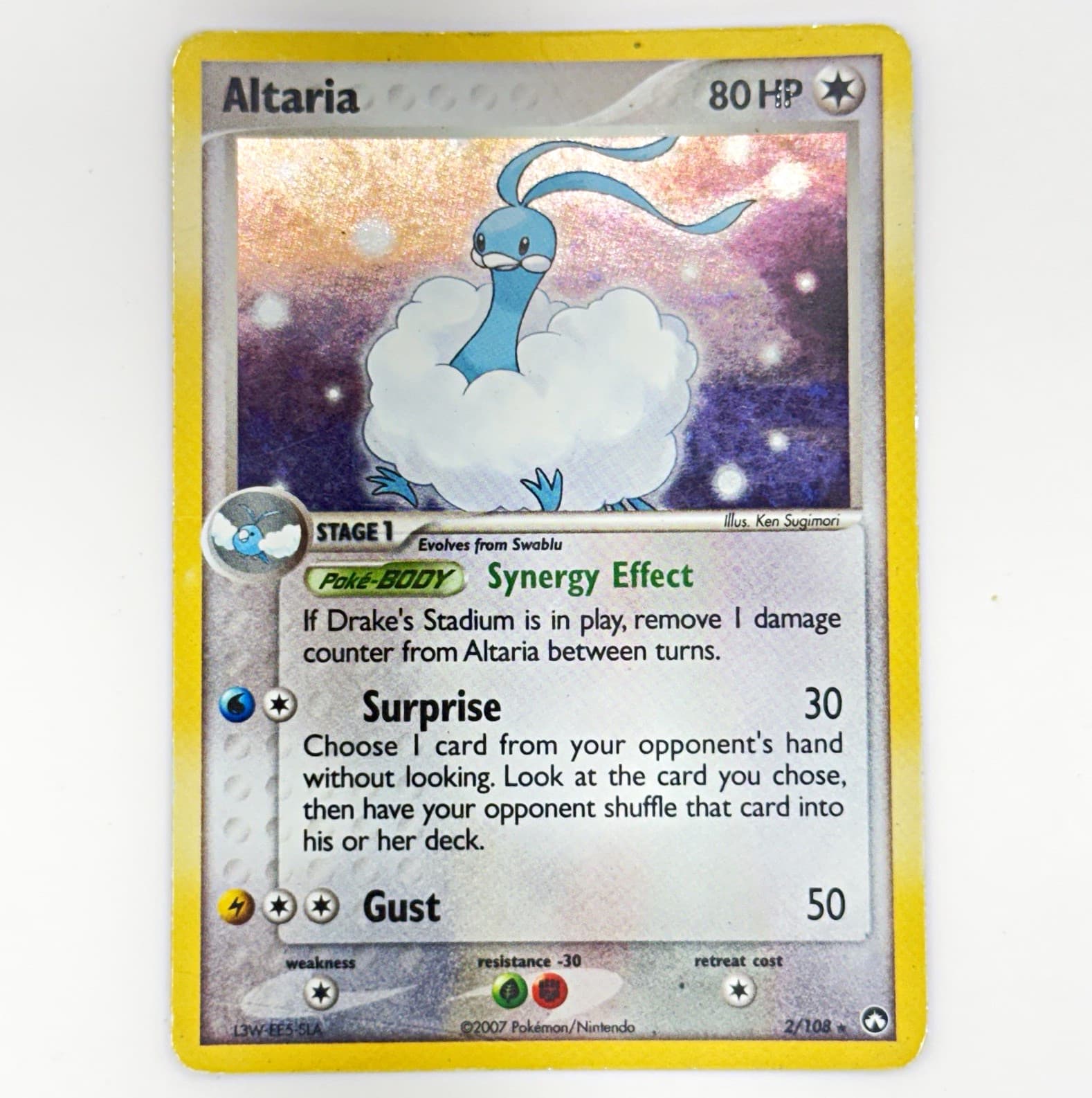 Altaria 2/108 Holo Rare EX Power Keepers Pokemon TCG English MP