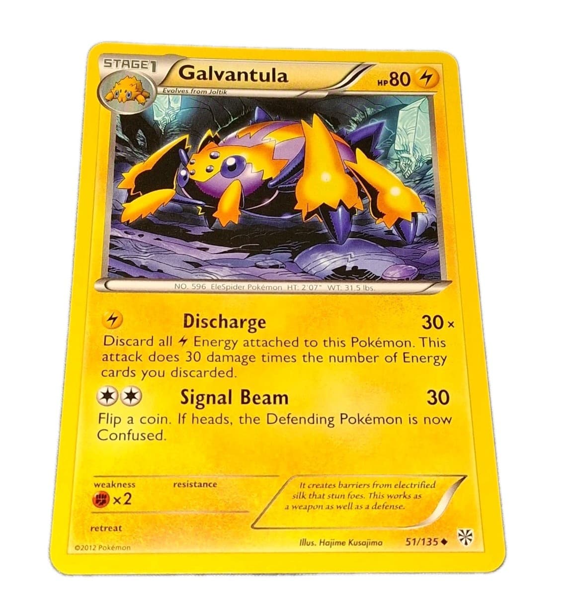 Galvantula - 51/135 Plasma Storm - Pokémon TCG - 2013