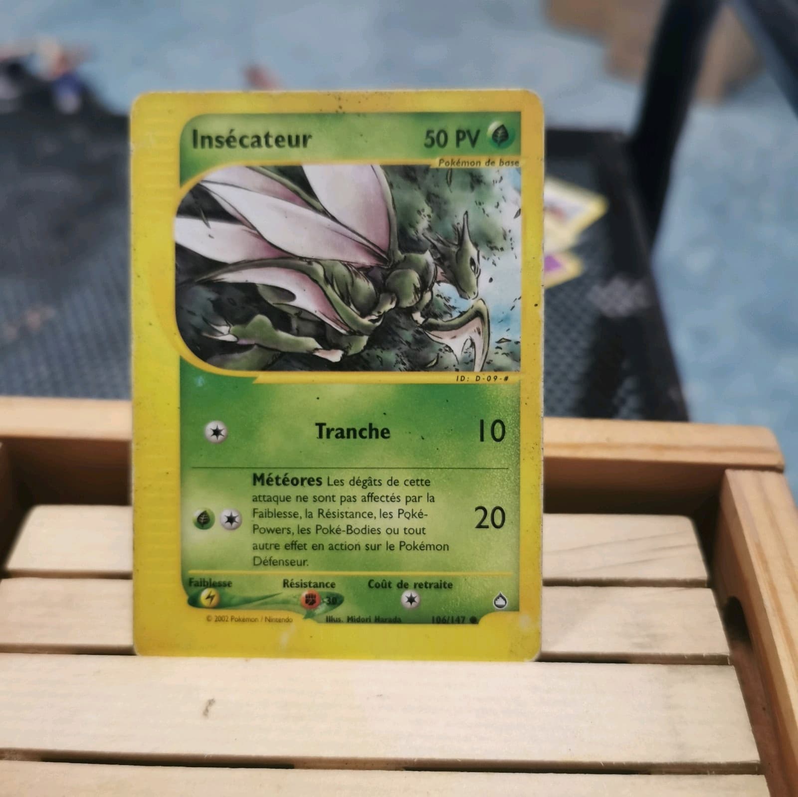 Carte Pokémon Insécateur - 106/147 - Aquapolis - FR