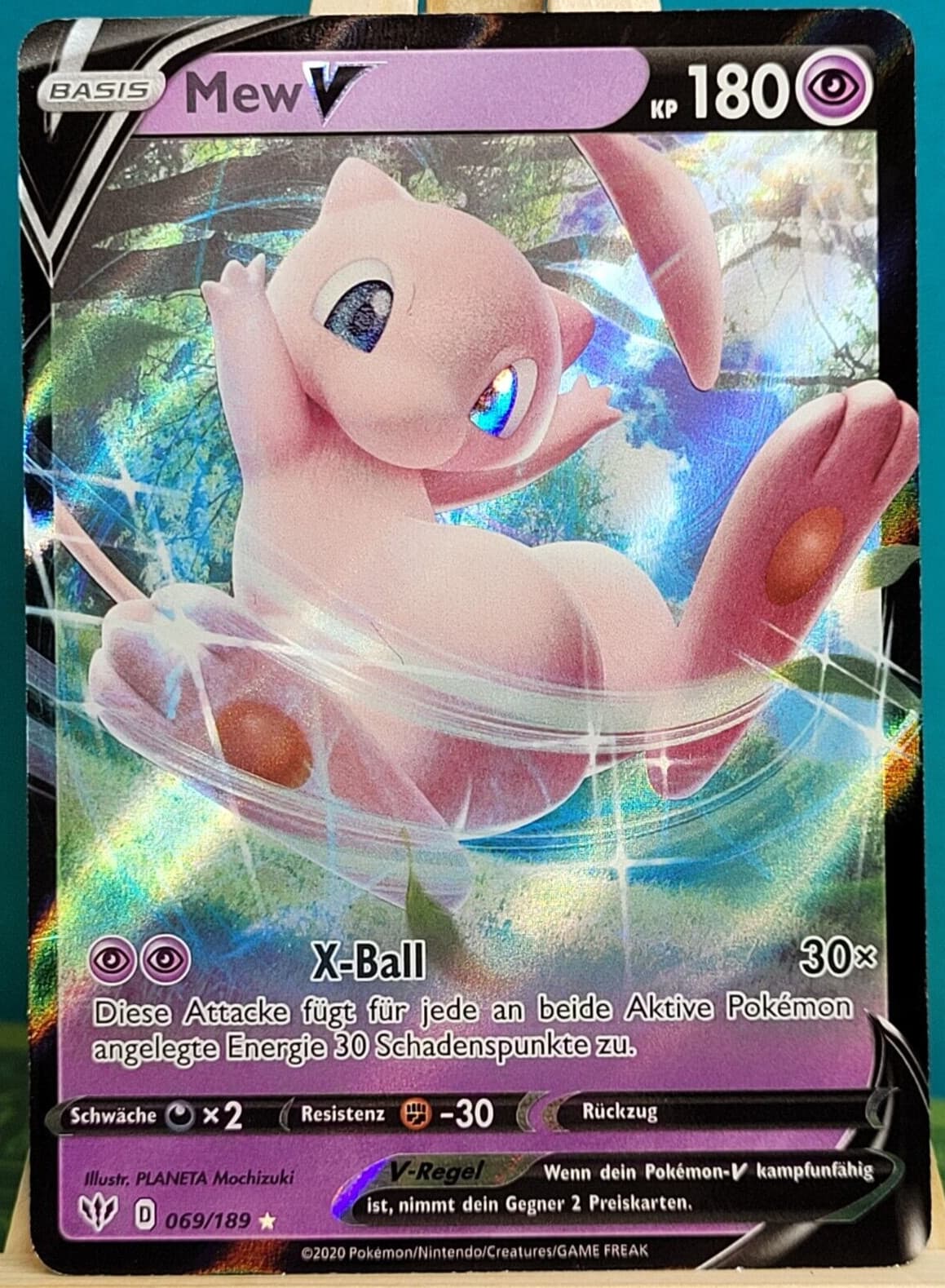 POKEMON - Flammende Finsternis - Mew V - 069/189 - deutsch