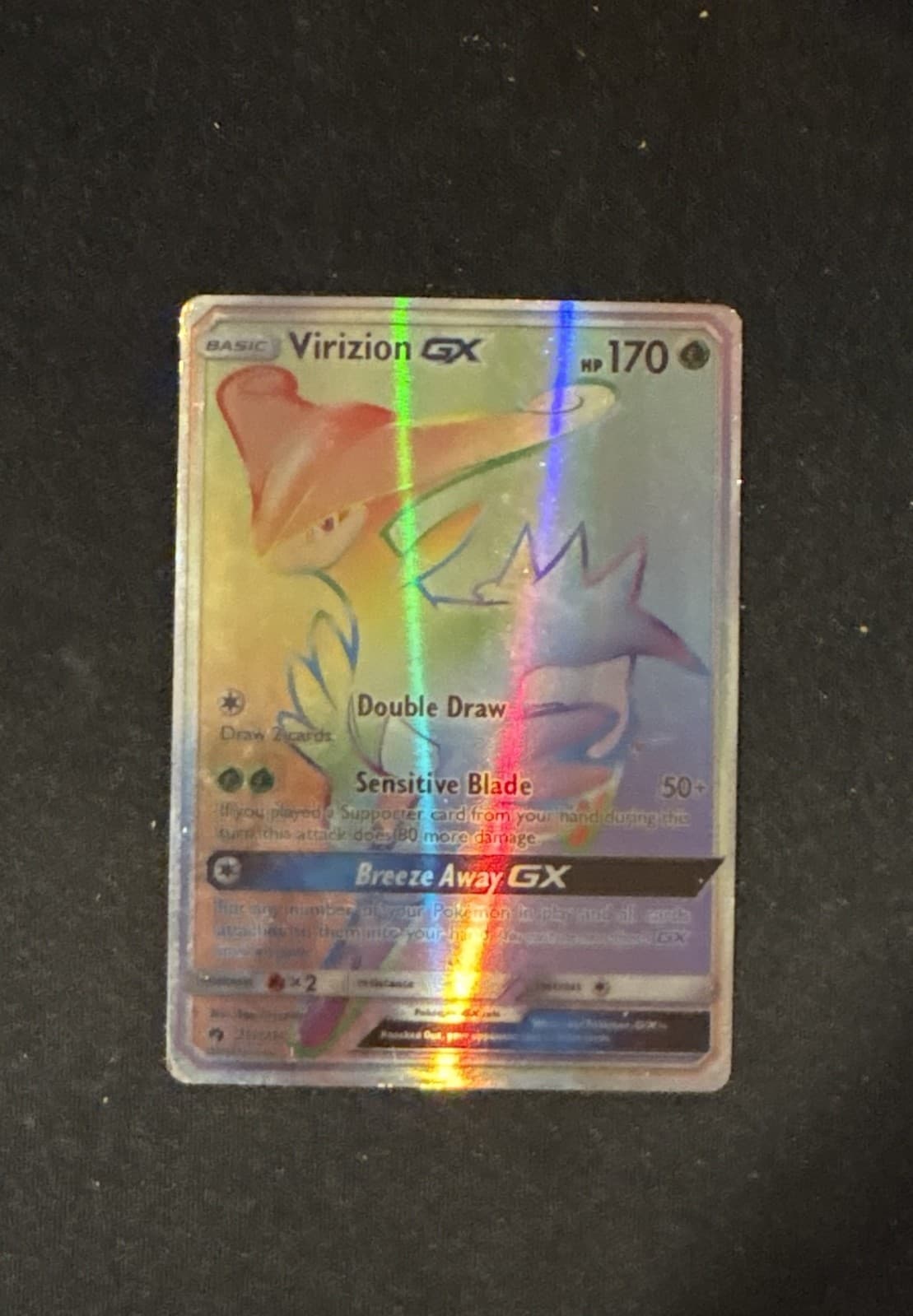 Virizion GX (Secret) 217/214 Sm-Lost Thunder Holo