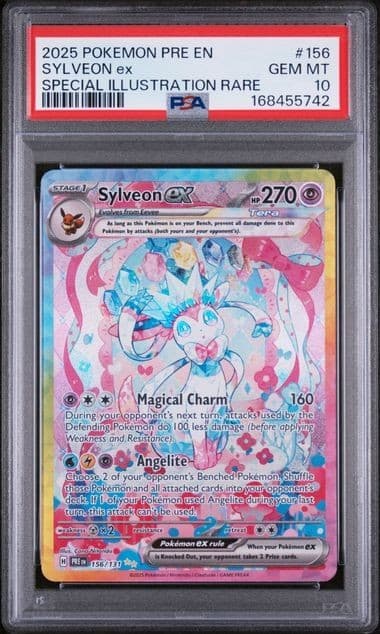Sylveon ex 156/131 PSA 10 GEM MT Prismatic Evolutions SIR Secret Rare Pokemon