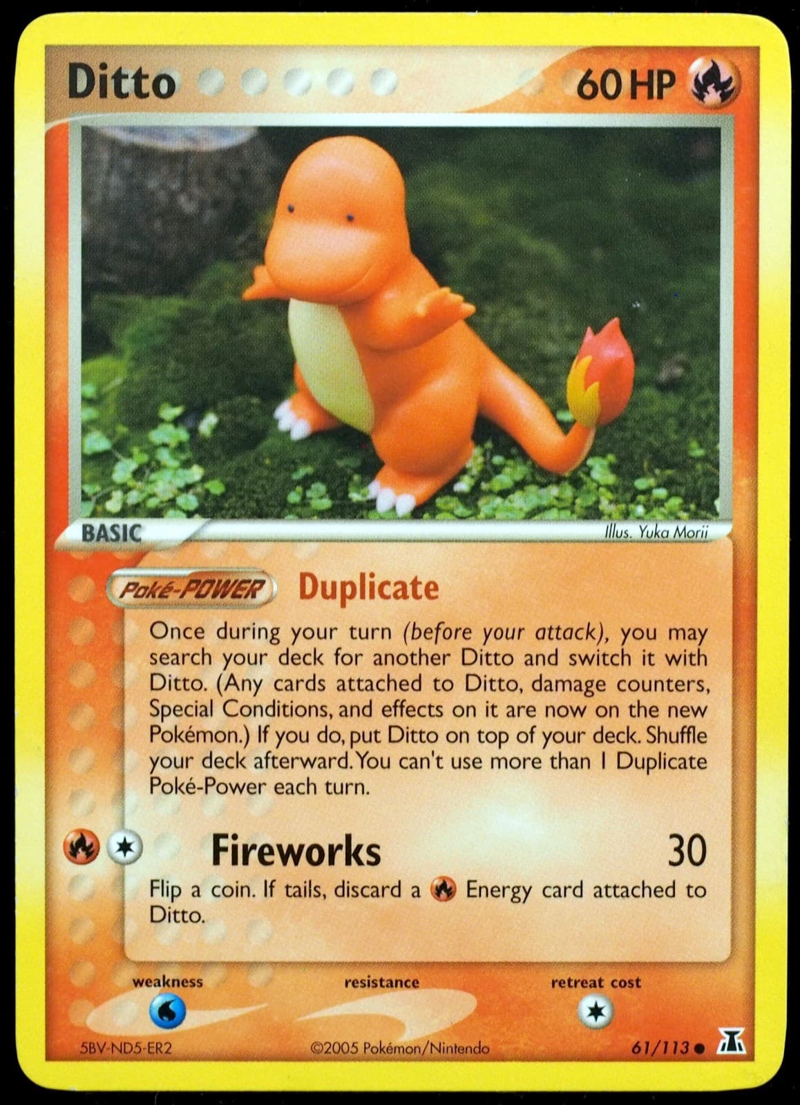 Ditto #61/113 LP- EX Delta Species Pokemon Card