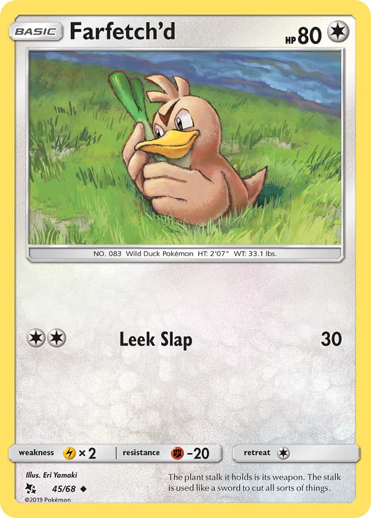 Farfetch'd 45/68 Uncommon Hidden Fates | BUY 10 GET FREE SHIP