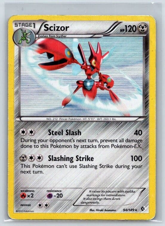 Scizor 94/149 Holo Boundaries Crossed MP