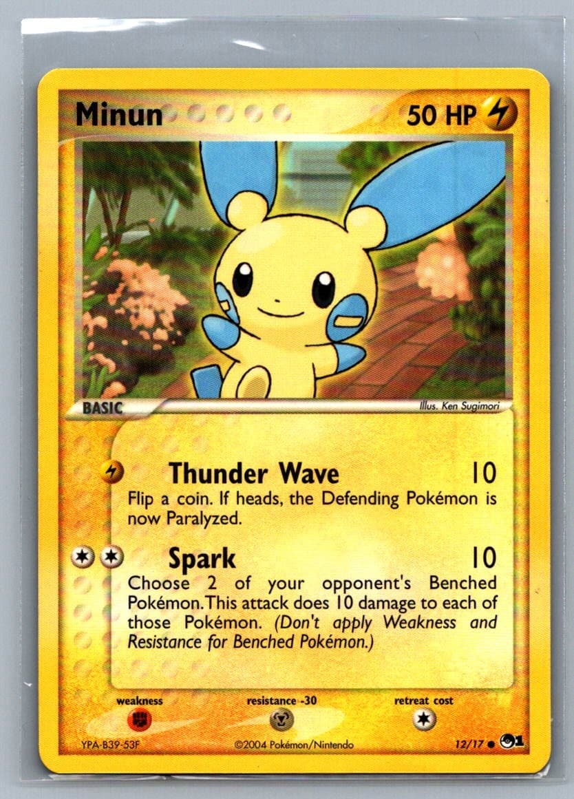 Minun 2004 POP Series 1 12/17 Common