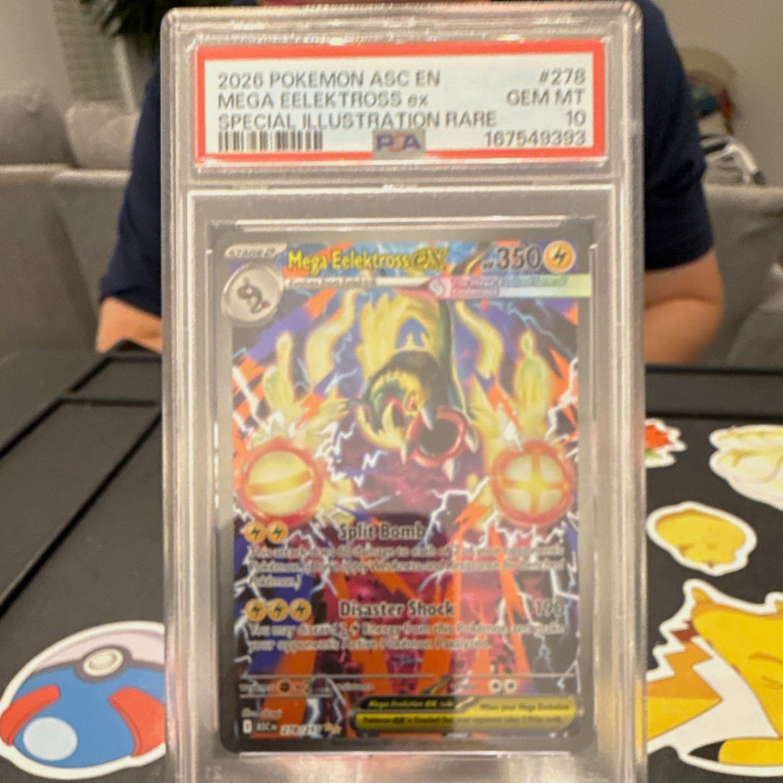 Mega Eelektross ex 278/217 SIR Holo English PSA 10