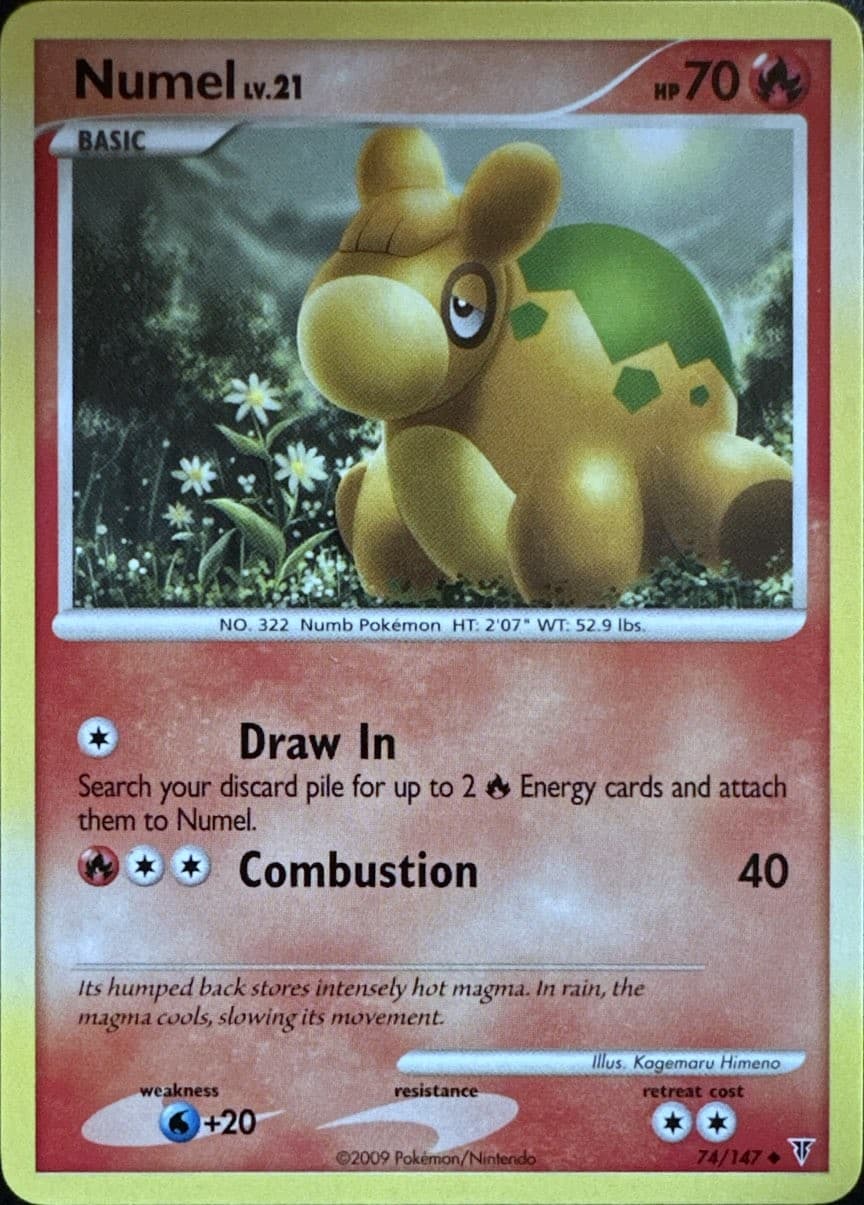 Numel 74/147 Uncommon Supreme Victors Pokemon Lightly Played