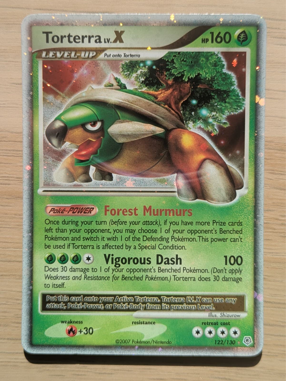 Torterra LV.X - Ultra Rare - Diamond and Pearl - 122/130 - Holo - Near Mint