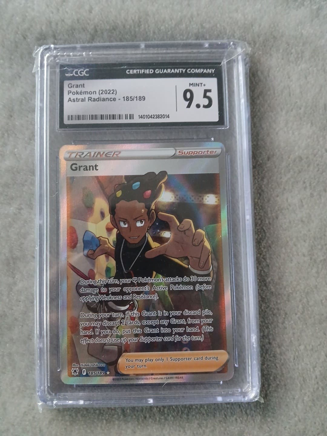 Grant - 185/189 - Full Art - Astral Radiance - CGC 10 - Pokemon TCG