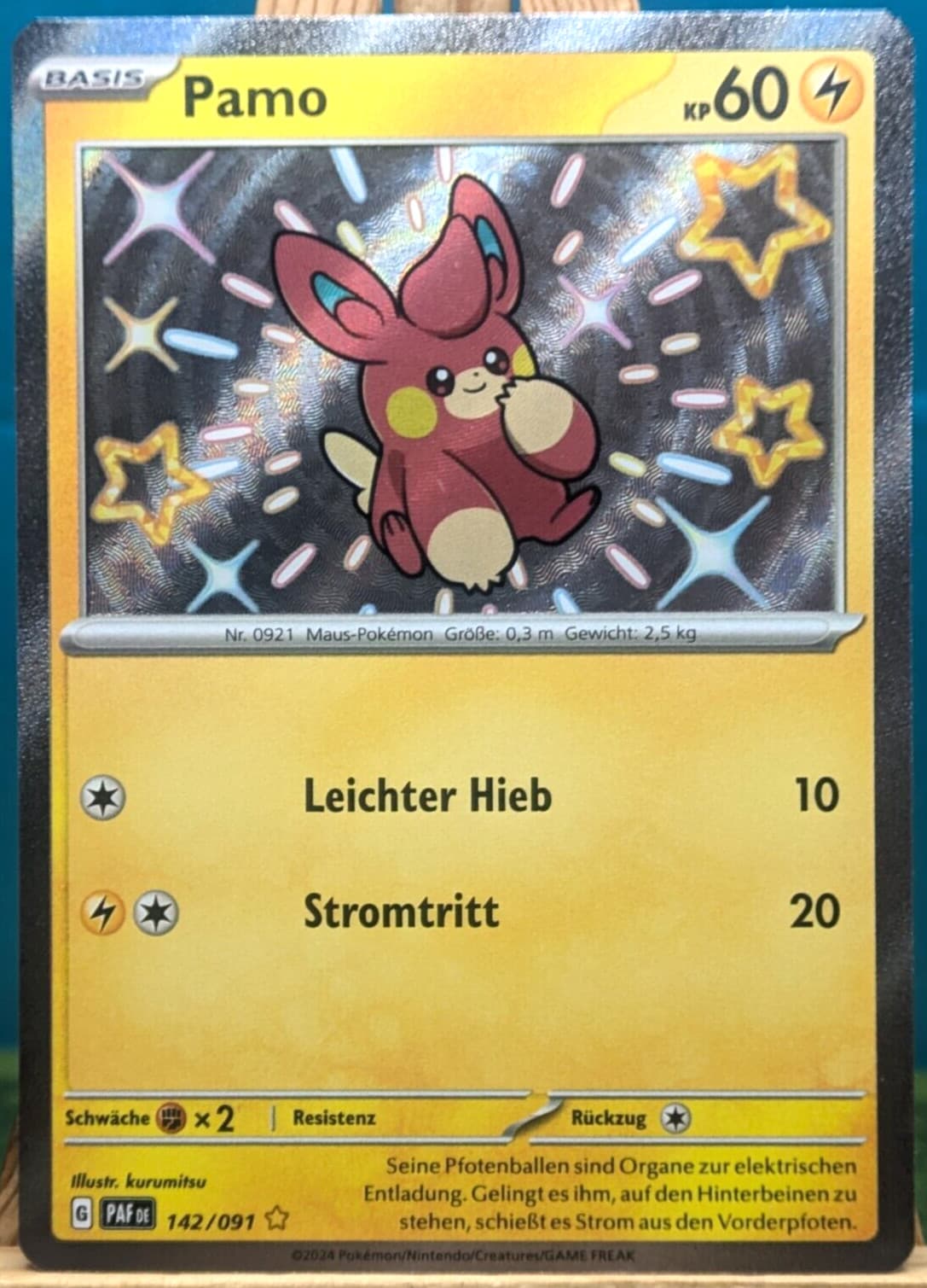 POKEMON - Paldeas Schicksale - Pamo - 142/091 - deutsch