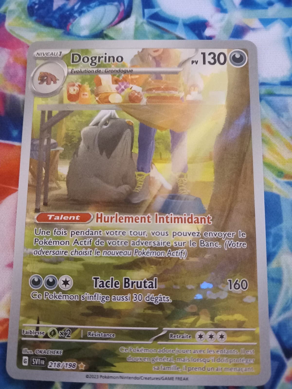 Carte Pokémon SV1 Ecarlate et Violet Dogrino 218/198