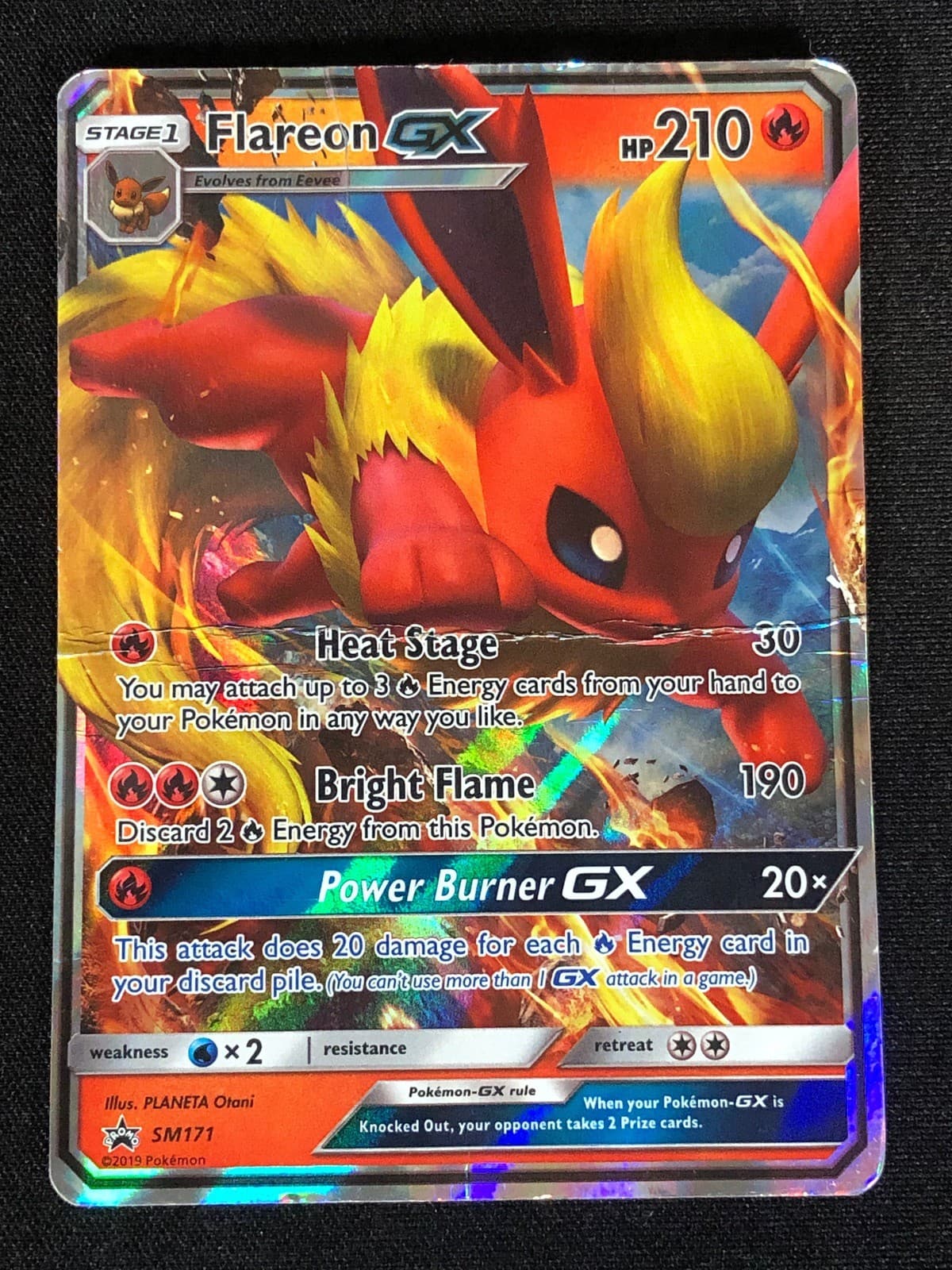 Pokemon Flareon GX SM171 Holo (HP)