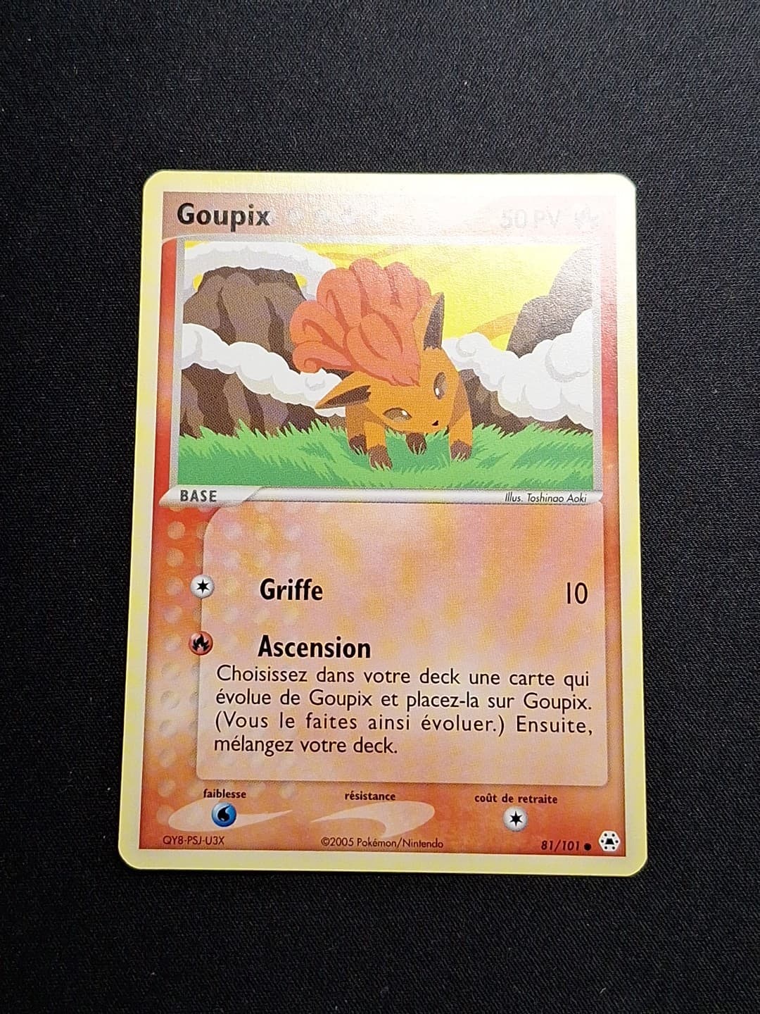 EXC NM Goupix 81/101 EX Légendes Oubliées Carte Pokémon FR
