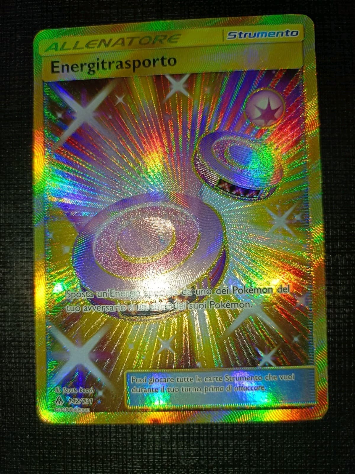 ENERGITRASPORTO 142/131  Oro • Apocalisse di Luce SM06 ITA POKEMON A5