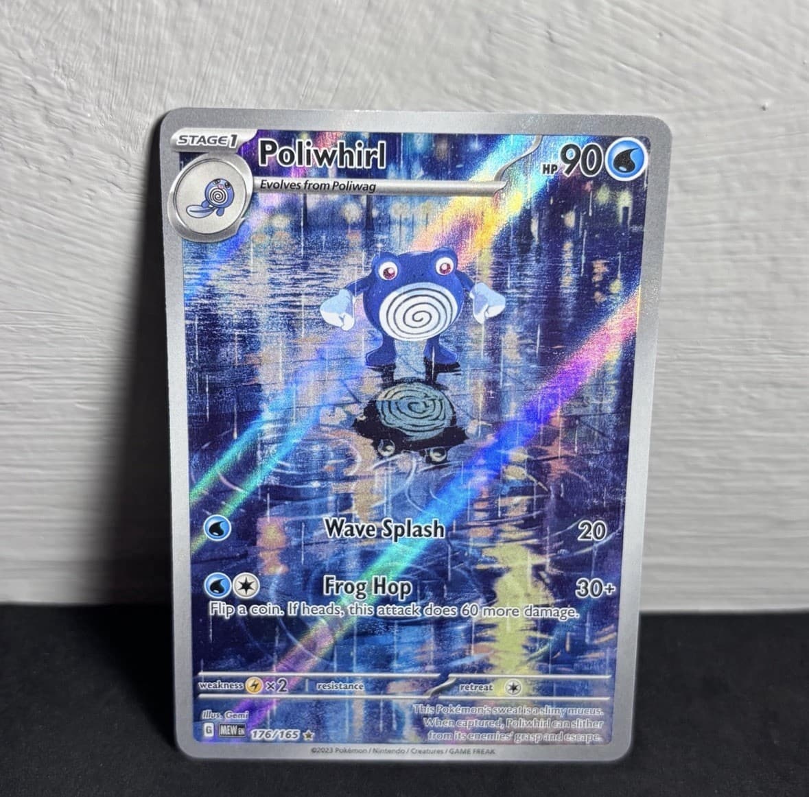Poliwhirl 176/165 Sv: Scarlet & Violet 151 Holo IR English Pokemon TCG
