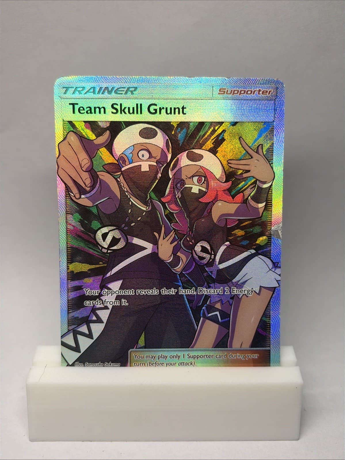 Team Skull Grunt (Full Art) 149/149 SM Base Set Holo