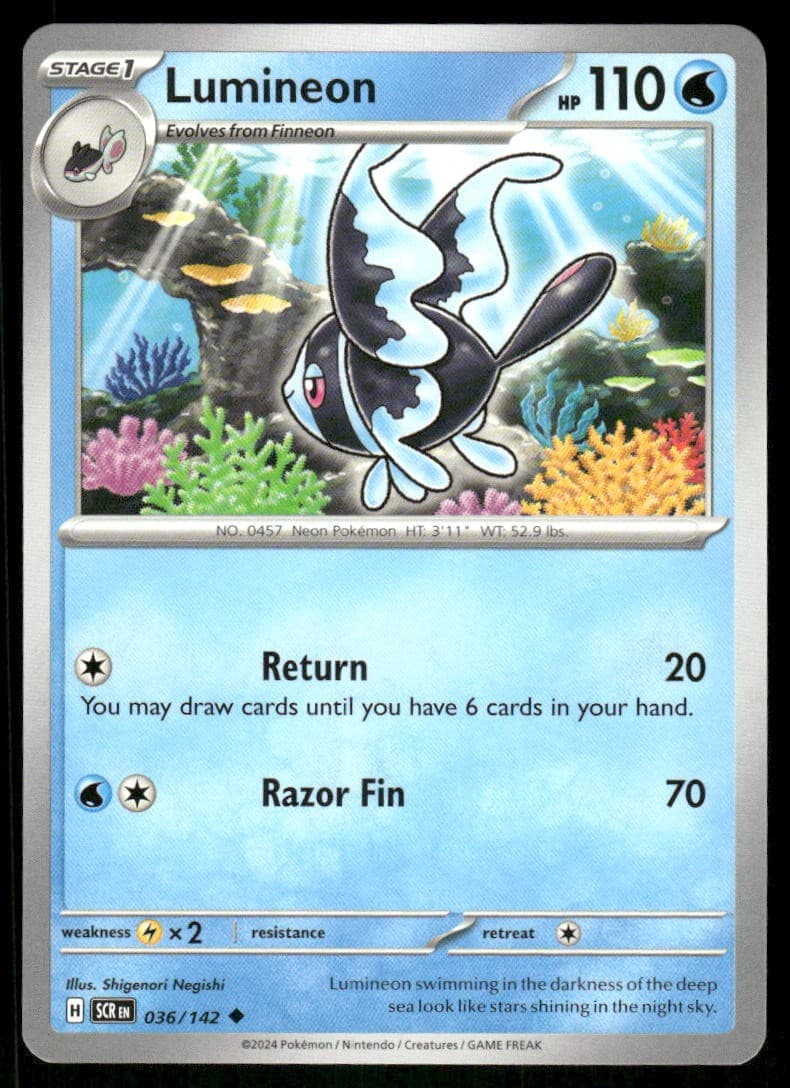 Lumineon 36/142 - Stellar Crown - Uncommon NM