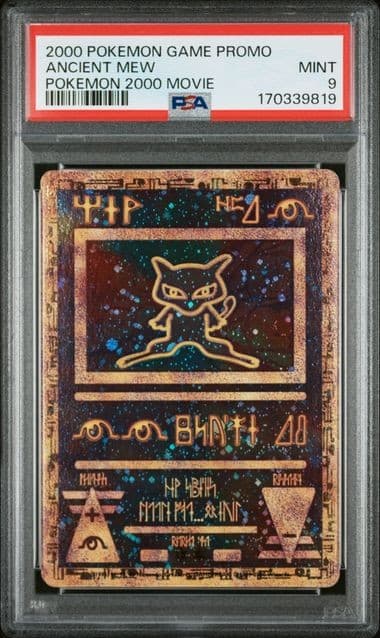 PSA 9 MINT Ancient Mew Pokemon Movie Promo 2000 Full Art