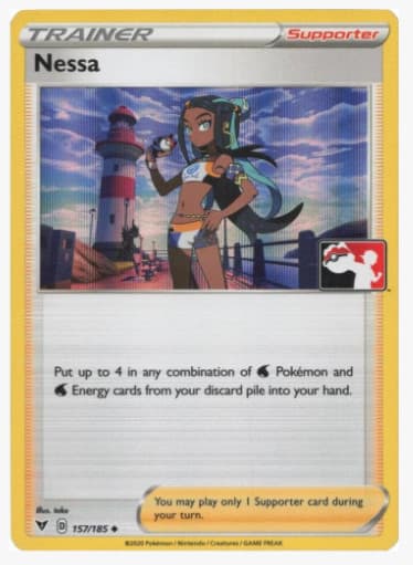 Pokemon - Nessa - 157/185 - Prize Pack Series  - Vivid Voltage  - NM/M