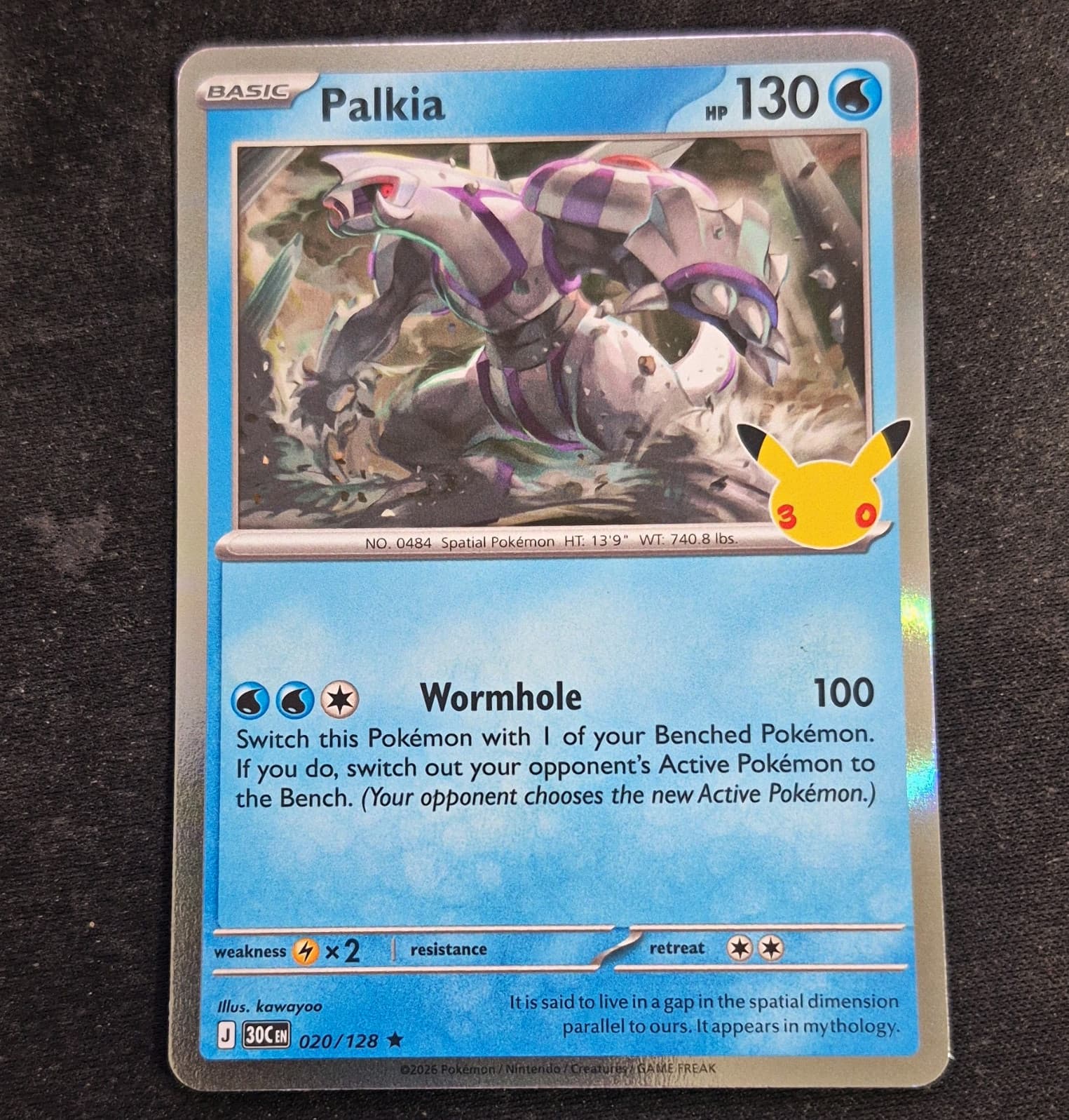 Palkia #20 Pokemon 30th Celebration