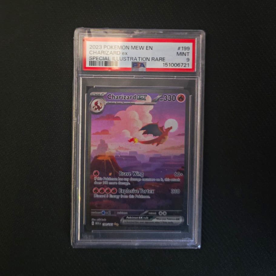 Pokemon 2023 SV Scarlet & Violet 151 Charizard ex 199/165 SIR Holo PSA 9