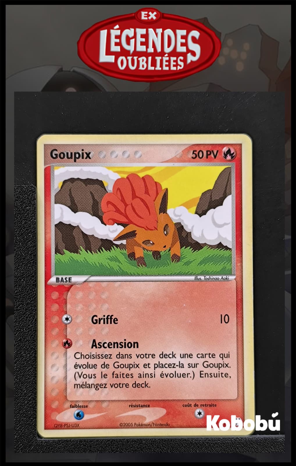 Carte Pokémon Goupix 81/101 Ex Légendes Oubliées Bloc EX FR 6