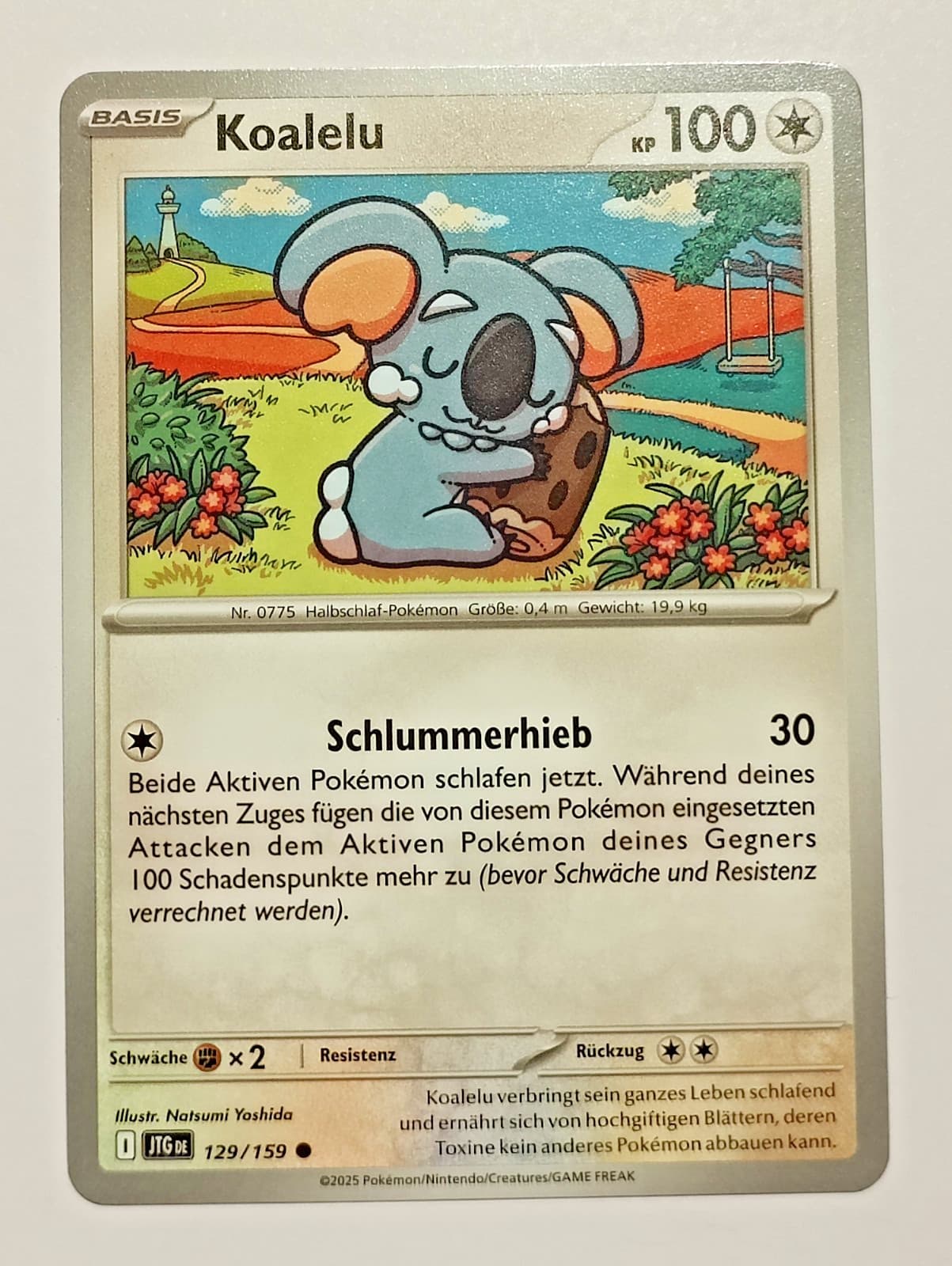 Koalelu 129/159 Reisegefährten | Pokémon Karte Boosterfrisch NM