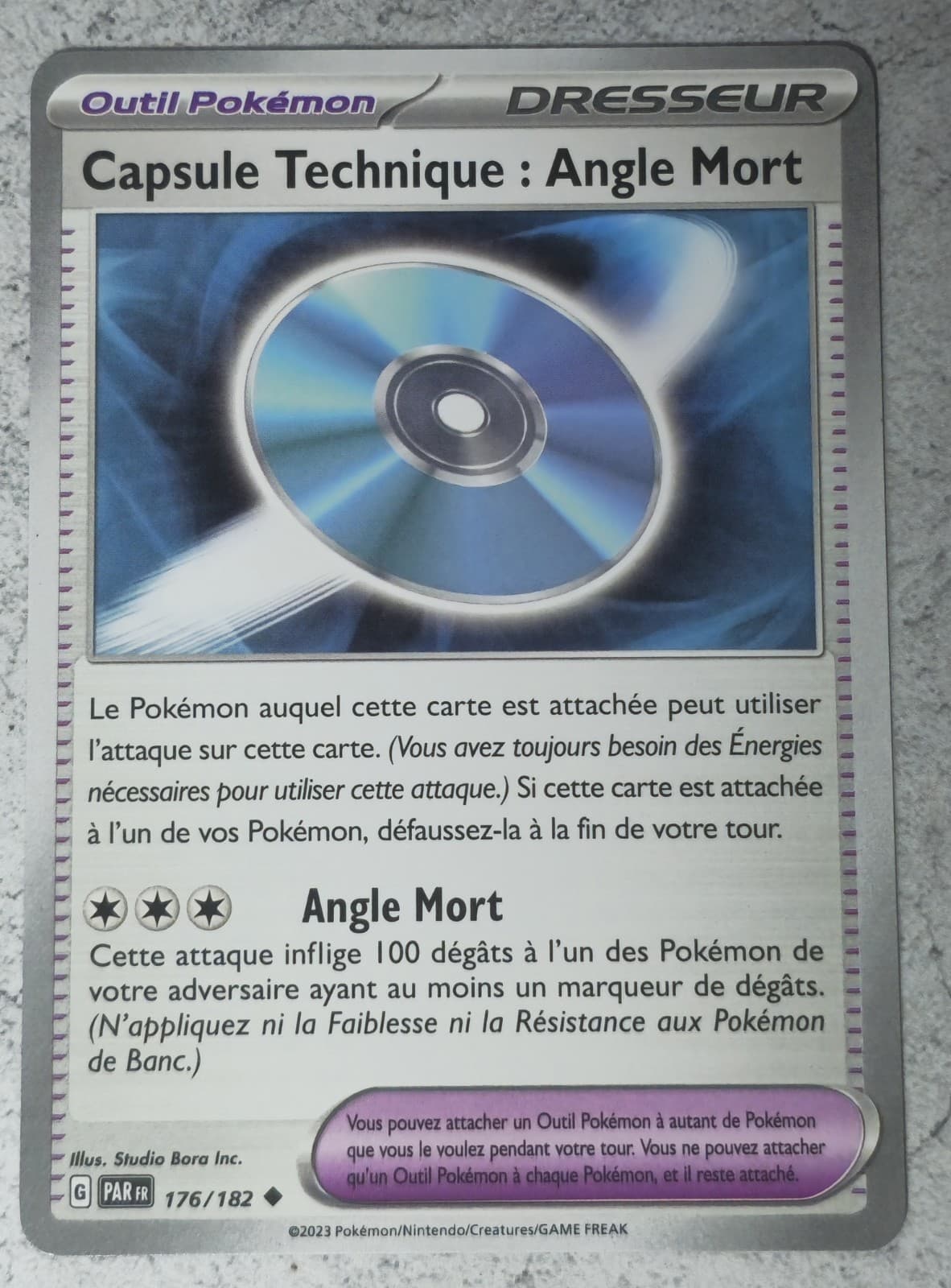 POKEMON - CAPSULE TECHNIQUE : ANGLE MORT 176/182 - Faille Paradoxe - Neuf