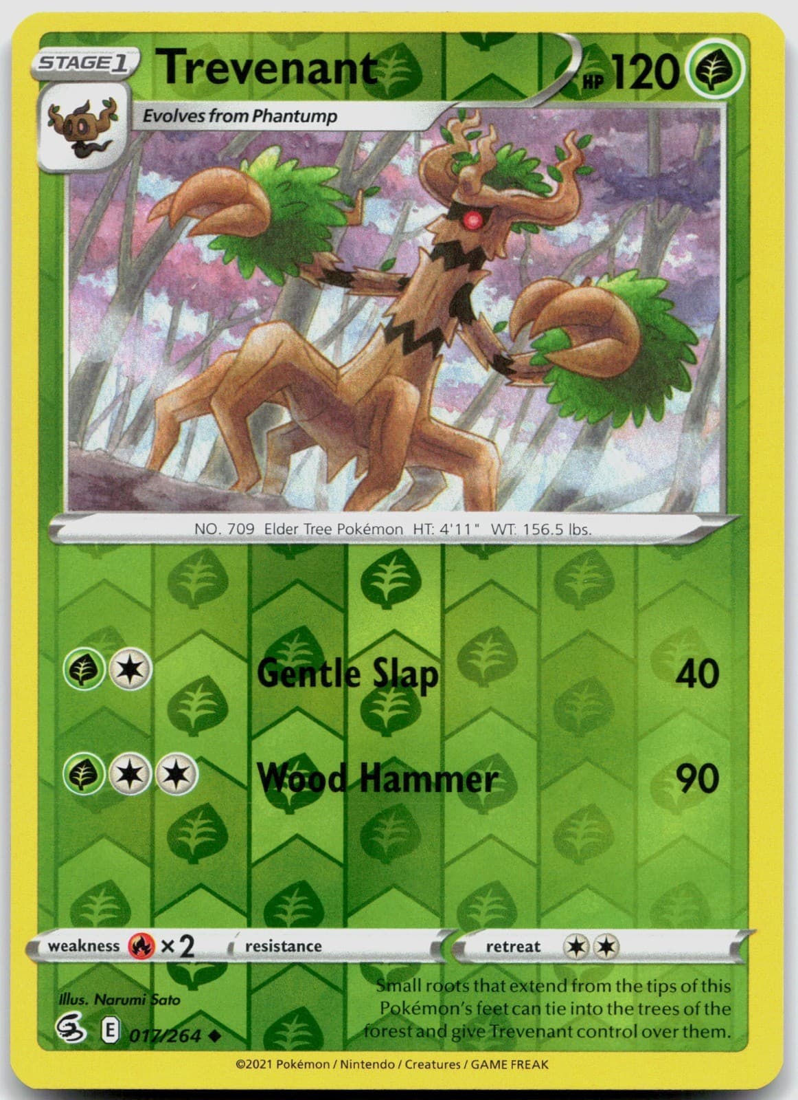 Trevenant 017/264 SWSH08: Fusion Strike POKEMON TCG Uncommon