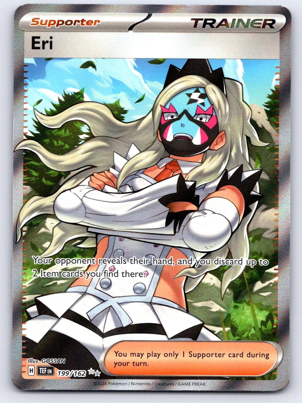 Eri 199/162 Ultra Rare Temporal Forces Pokemon Holo Near Mint