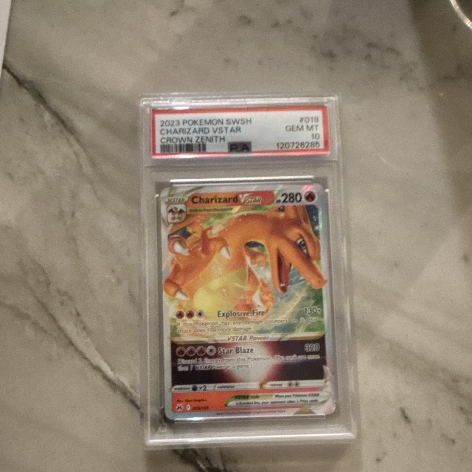 The Pokémon Company Charizard VSTAR 019/159 Crown Zenith Holo Eng PSA 10