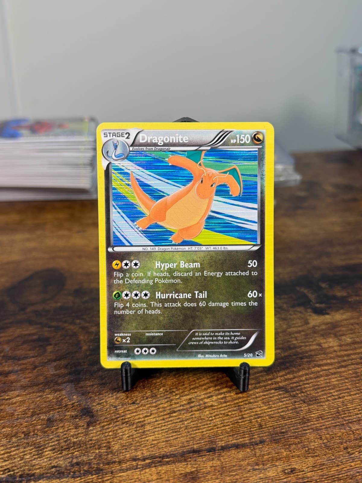 POKEMON DRAGON VAULT DRAGONITE #5/20 HOLO RARE VERY CLEAN