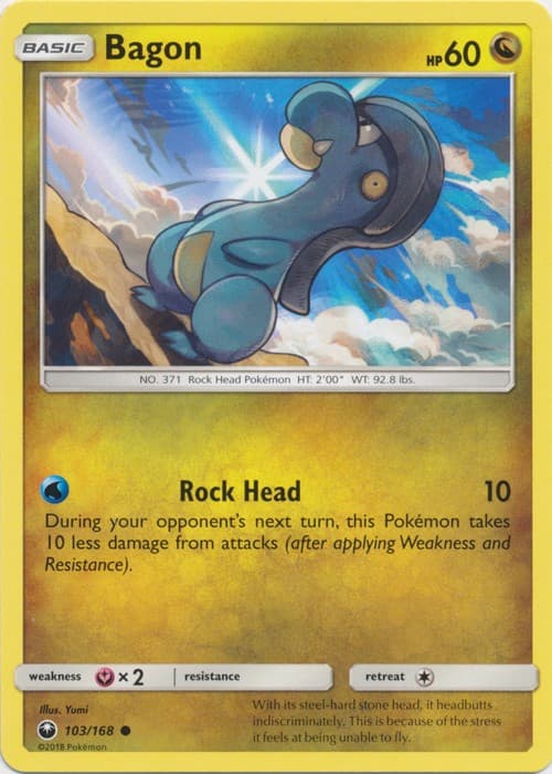 Bagon - 103/168 - Common (Near Mint) Celestial Storm - Dragon Pokémon