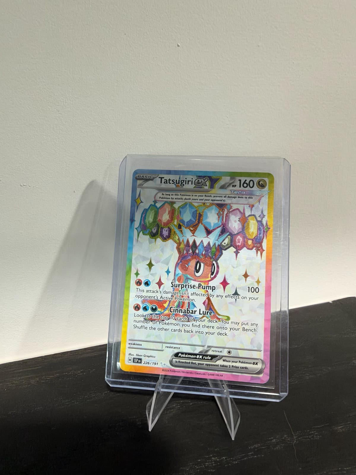 Tatsugiri ex 226/191 Special Illustration Rare Surging Sparks Pokemon Near Mint