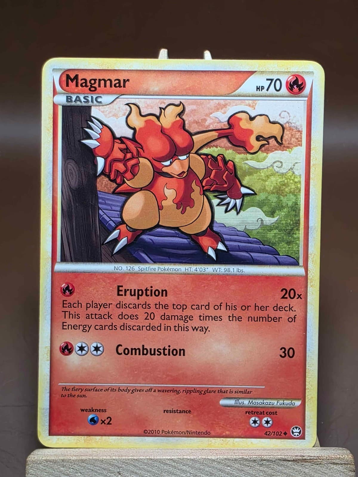 HP Pokemon Magmar Triumphant 42/102