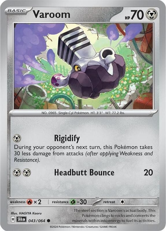 Pokémon Card: NM Varoom 43/64 SV Shrouded Fable