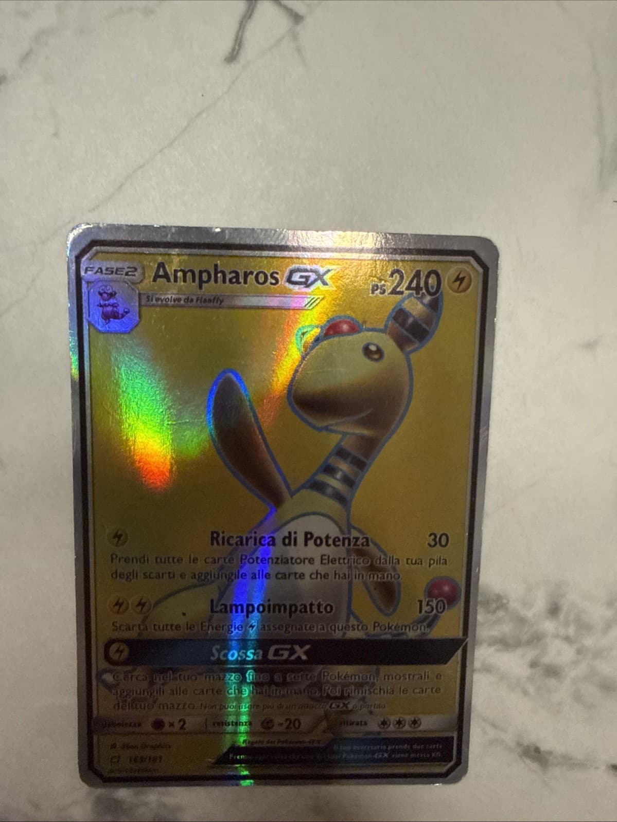 Ampharos GX 43/181 - Gioco Di Squadra - ITA - Near Mint - A15