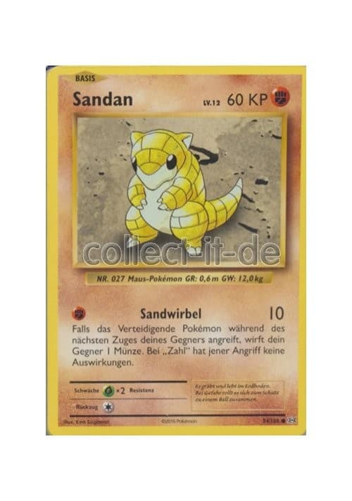 Pokemon - Evolution 54/108 Sandan