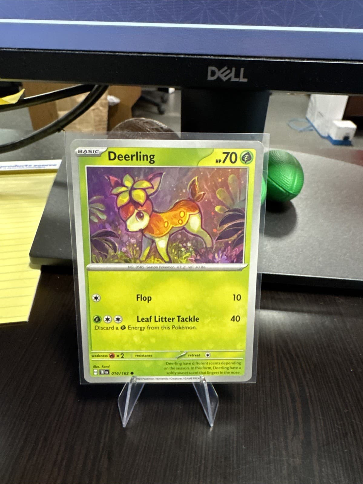 2024 Pokemon Card Temporal Forces Deerling 16/162 Free Shipping