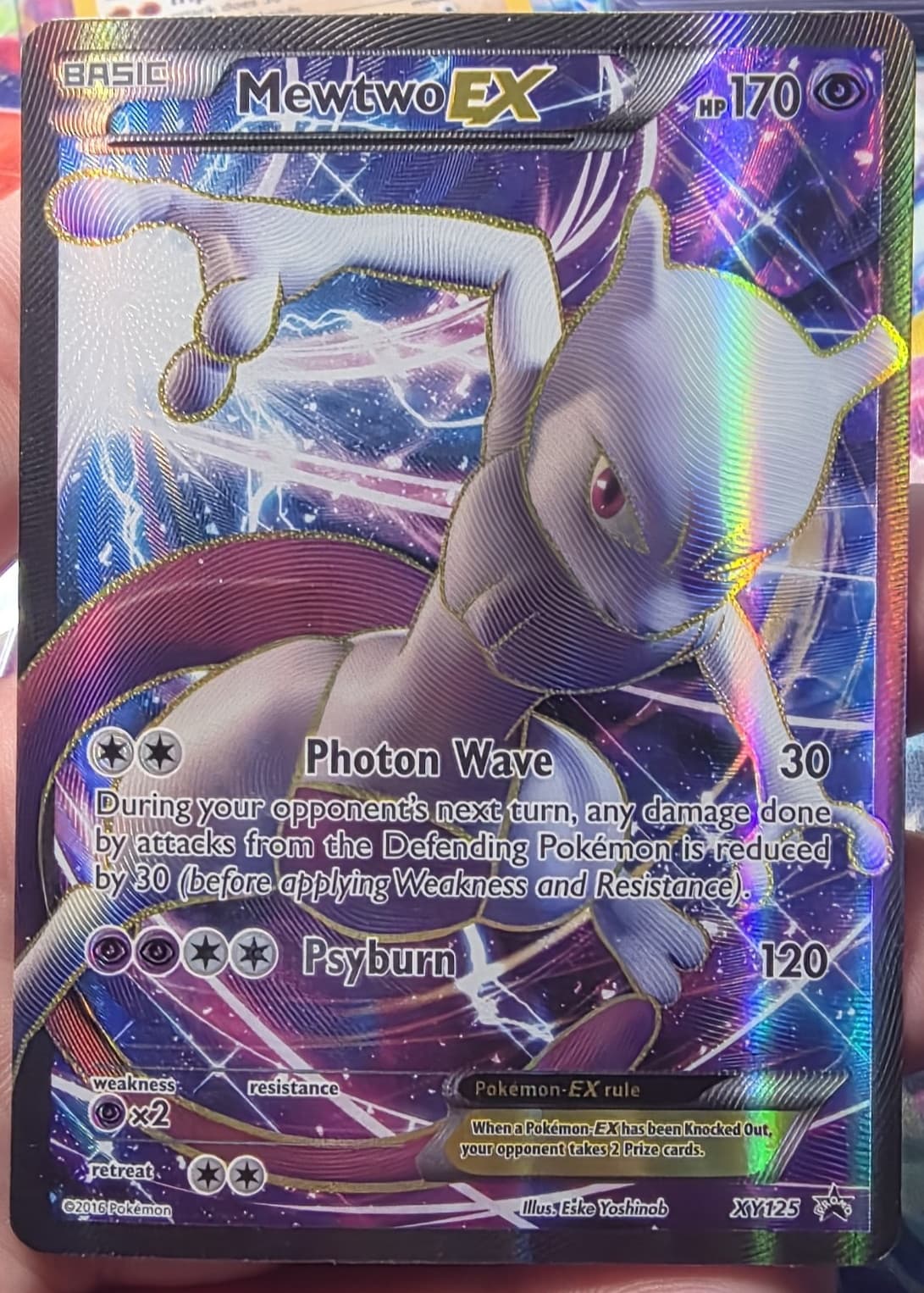 XY Black Star Promos Mewtwo EX XY125 - Card (P-65)