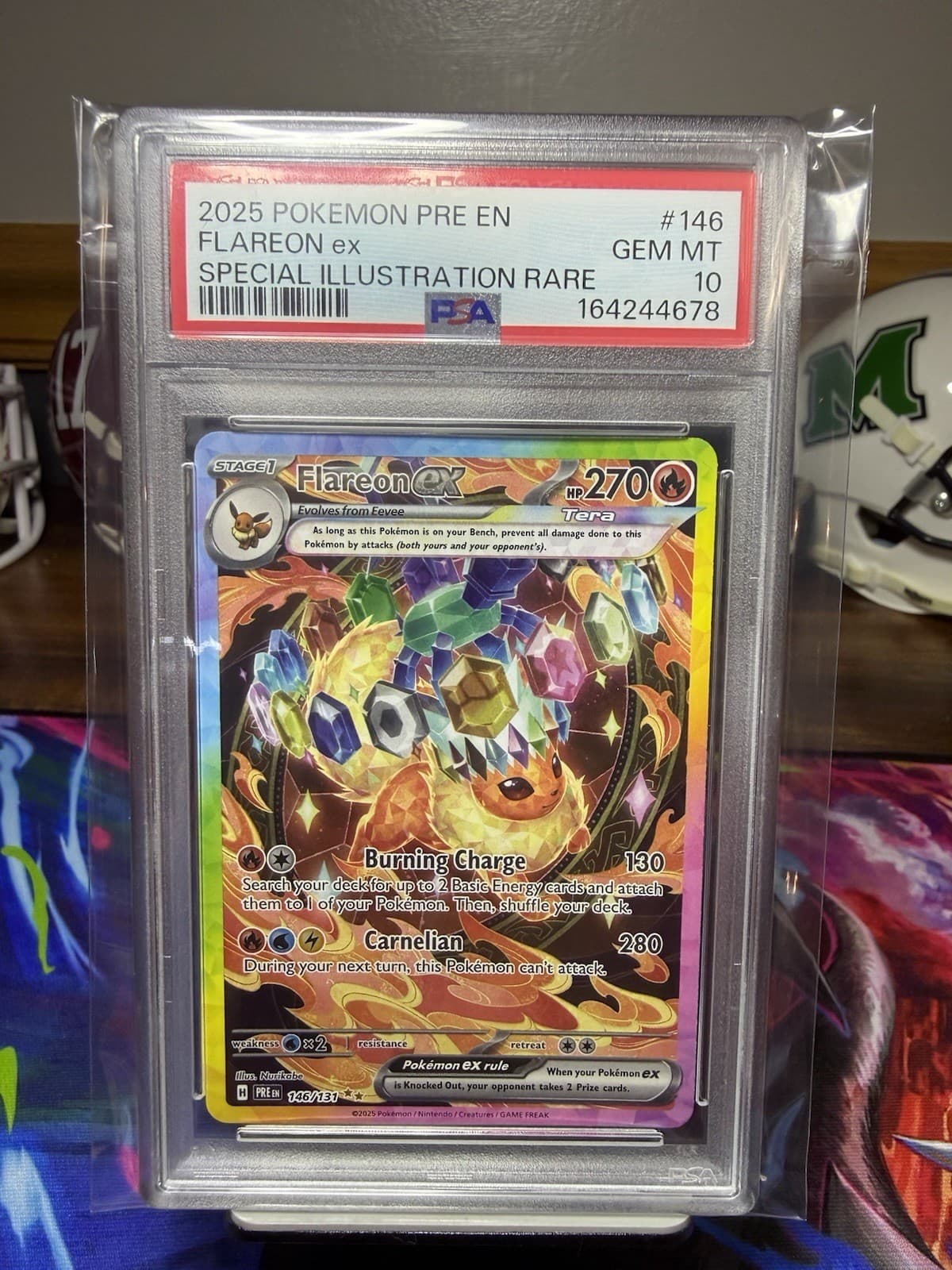 PSA 10 🔥Flareon ex 146/131 Prismatic Evolutions SIR English Holo
