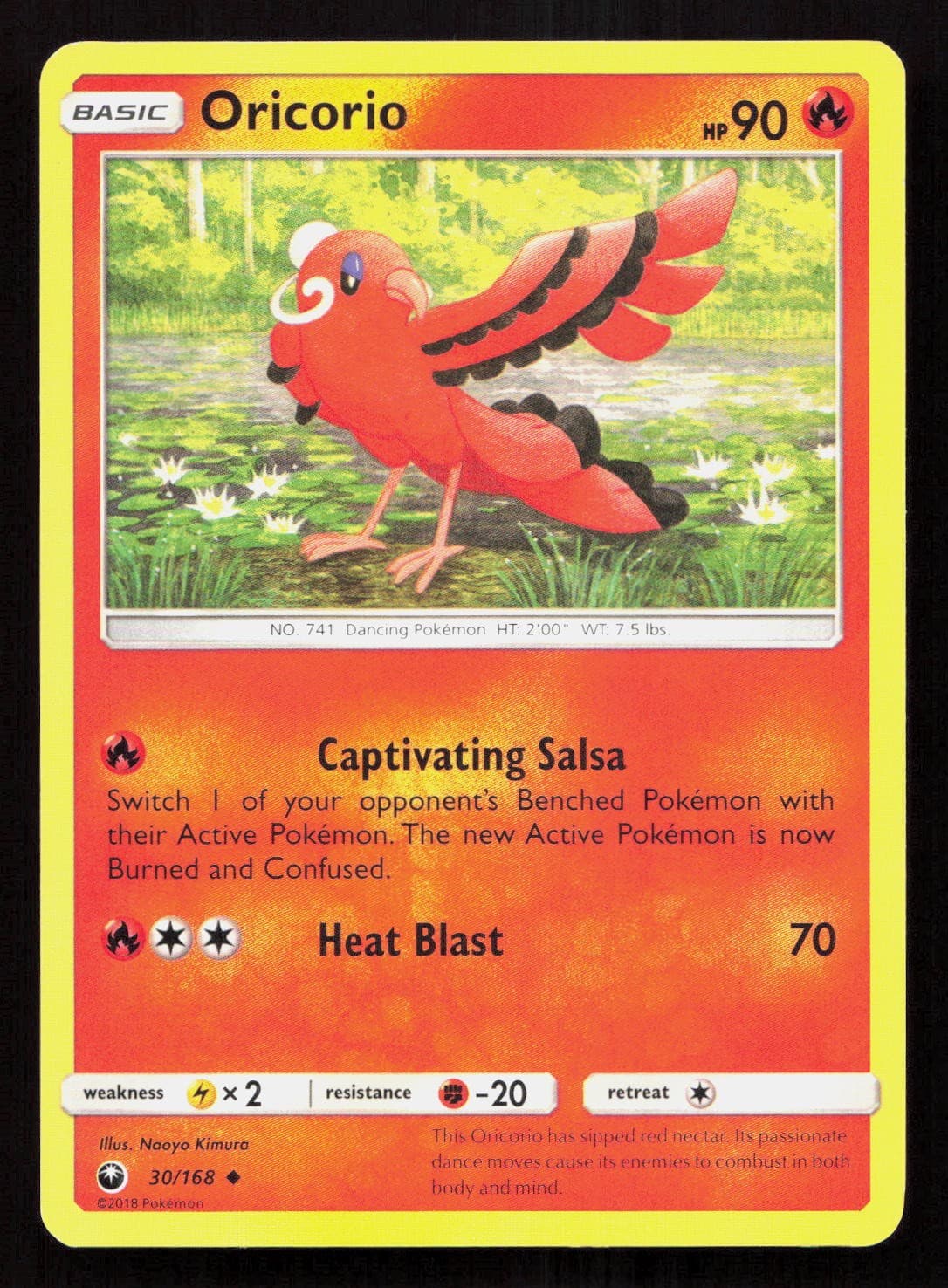 ORICORIO 30/168 Pokemon CELESTIAL STORM