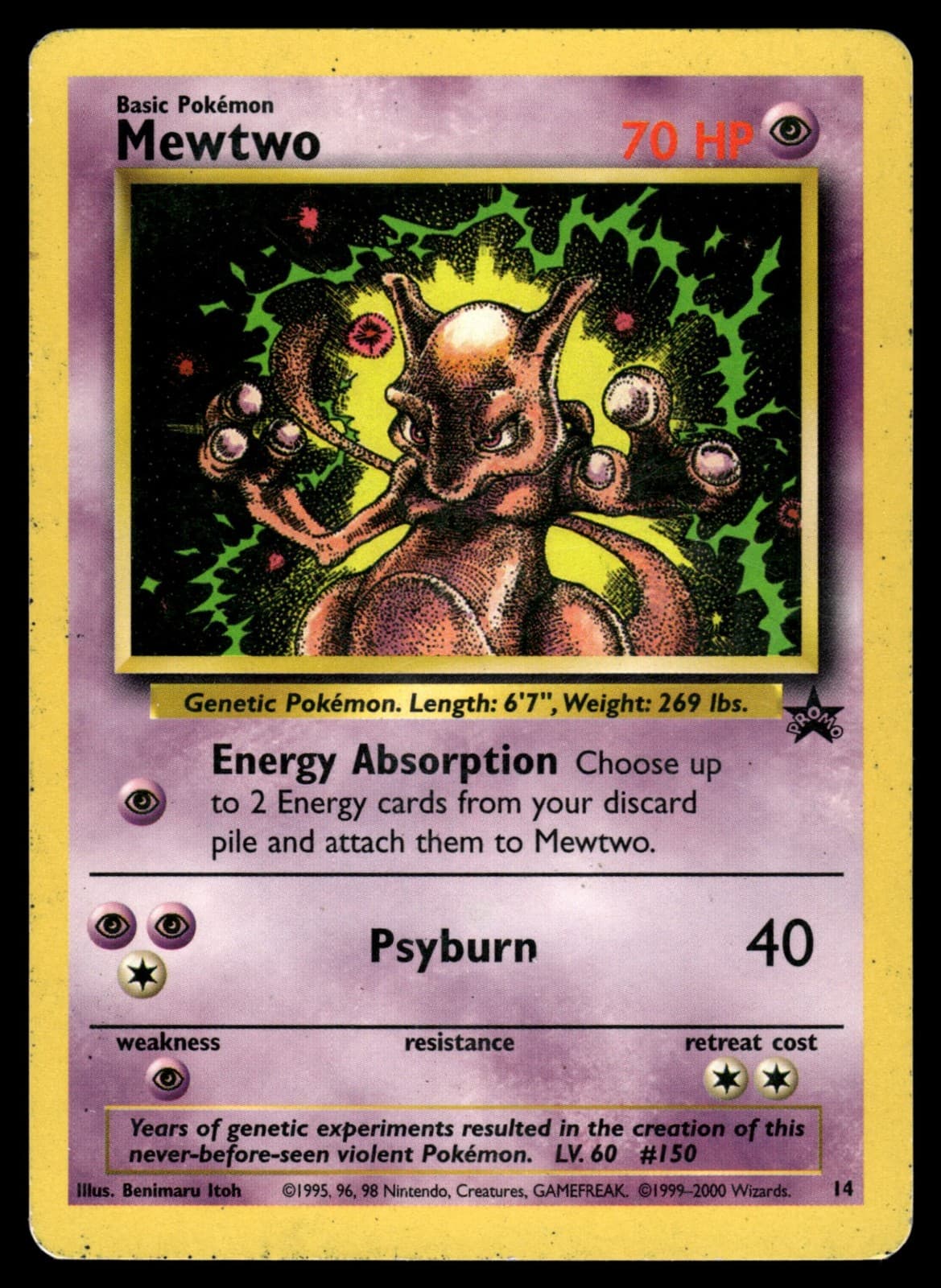Mewtwo (14) 14/53 WoTC Promo LP