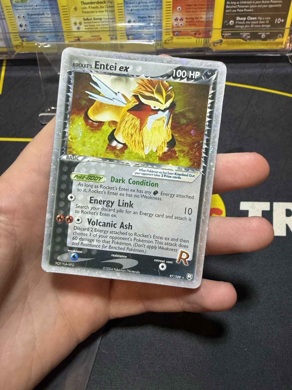 Rocket's Entei ex 97/109 EX Team Rocket Returns Holo