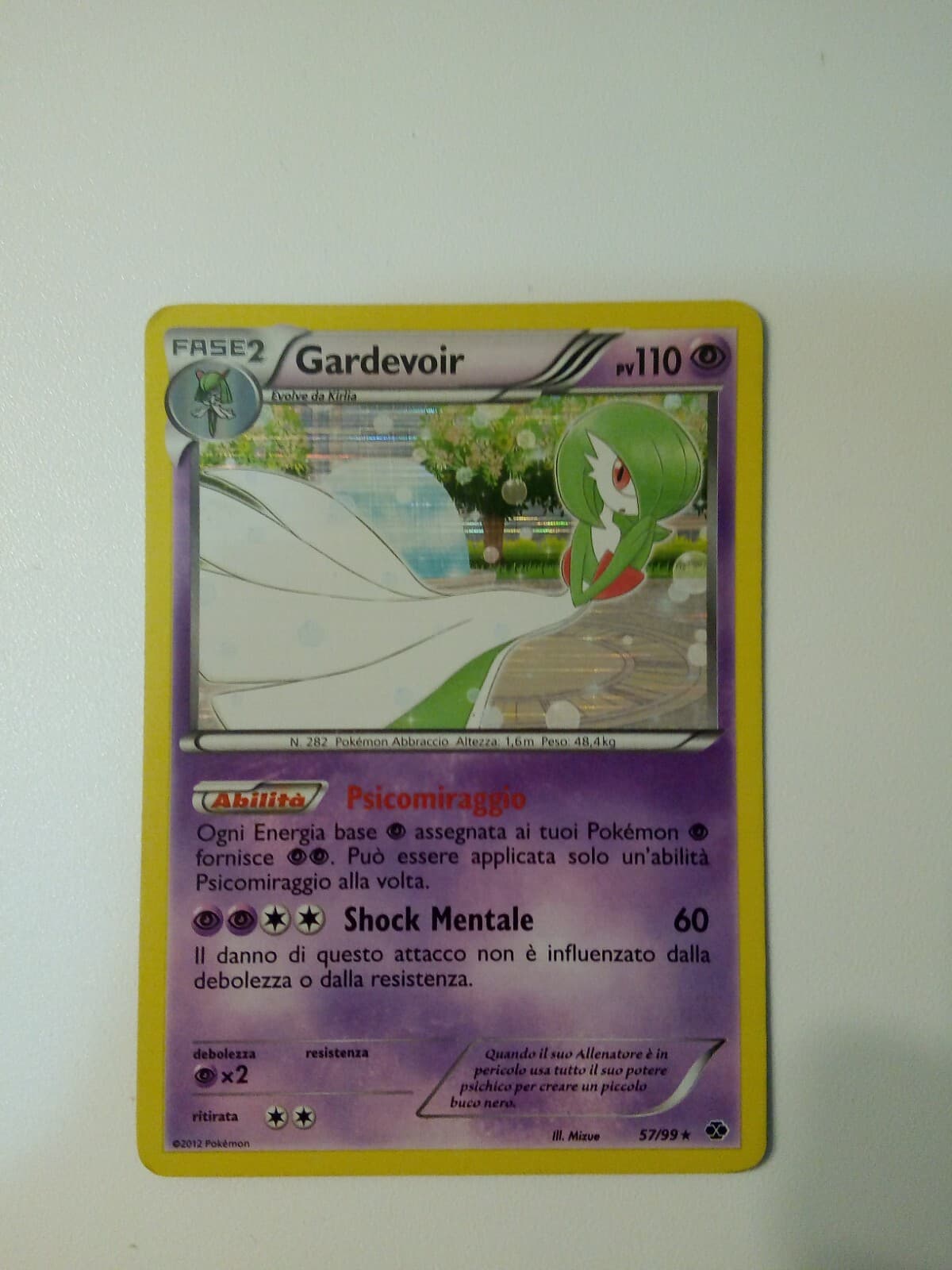 Pokemon Card Gardevoir Destini Futuri Holo 57/99 Ita Rara